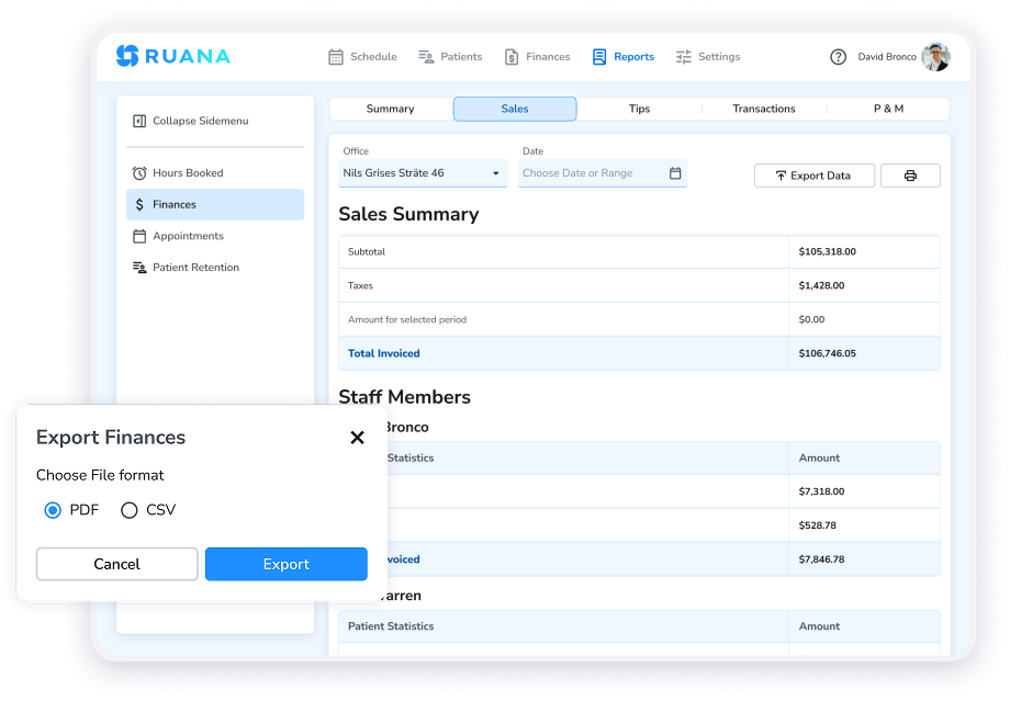 Reports & Financial Insights