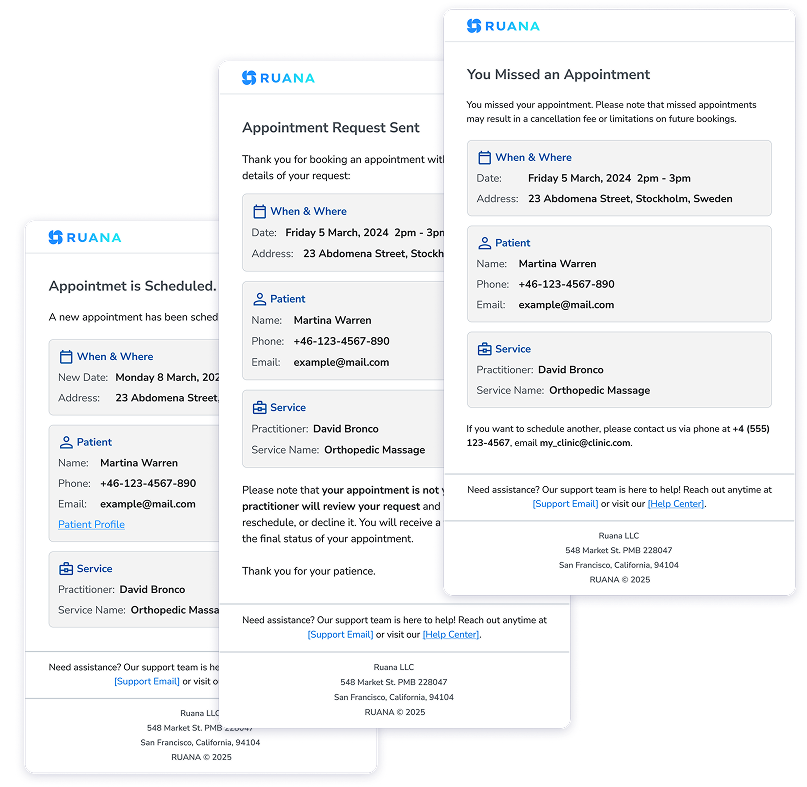 Automated Email Reminders