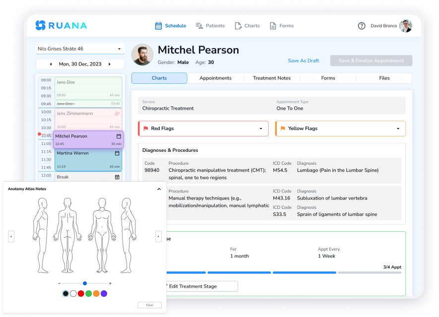 Customizable Notes & Charting